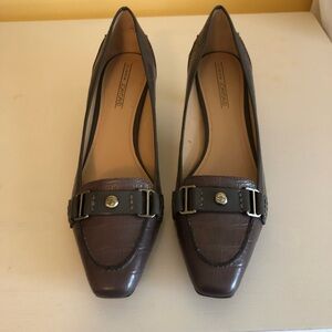 Brown Leather Women's Loafers
